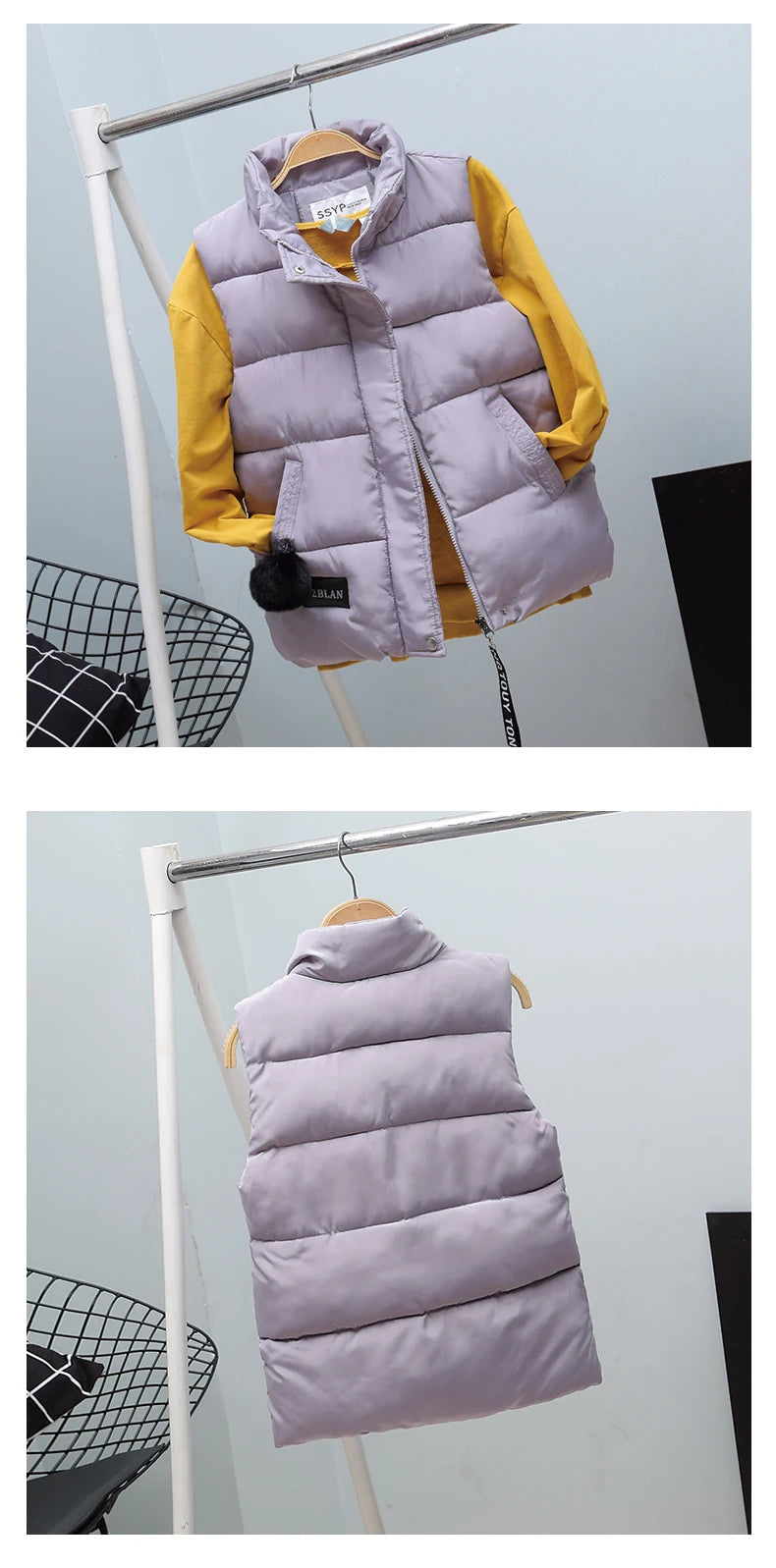 New Fashion Winter Vest For Women Collar Sleeveless Short Coat Women Jacket Waistcoat Female  Autumn Women Clothing