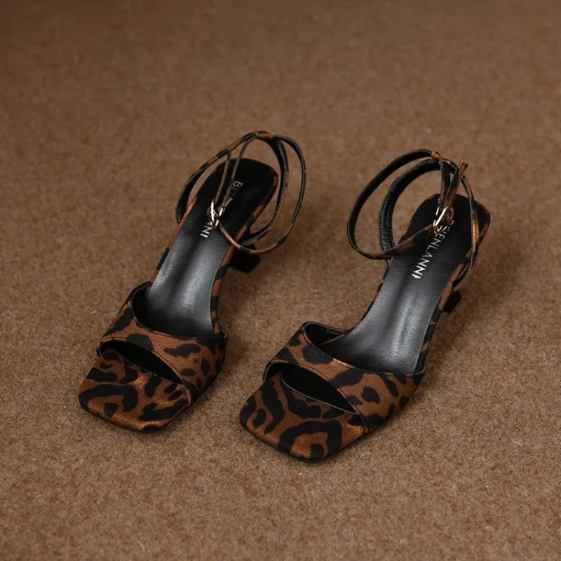 Summer 2025 New Brand Women's Shoes Women Design Sexy High Heels Elegant Shallow Mouth Bride Shoes Mujer Zapatos Luxury Shoes