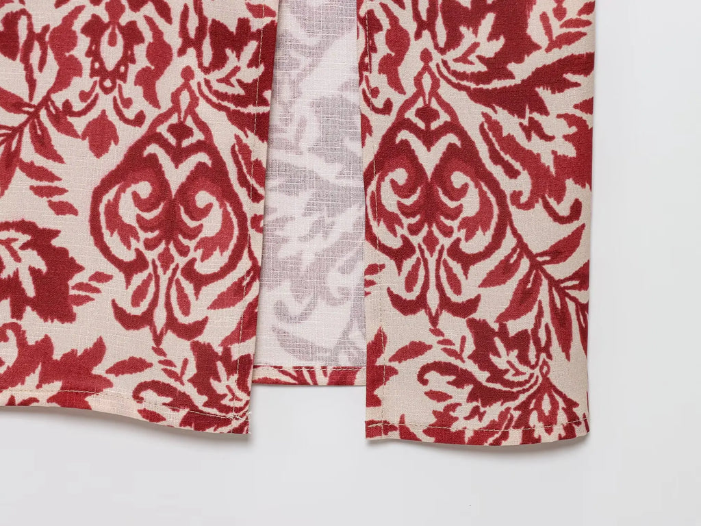 Women's Dresses Summer New Retro Print Dress Female Training Chic Elegant Slim Long Holiday Street Youth Dress Women Clothes