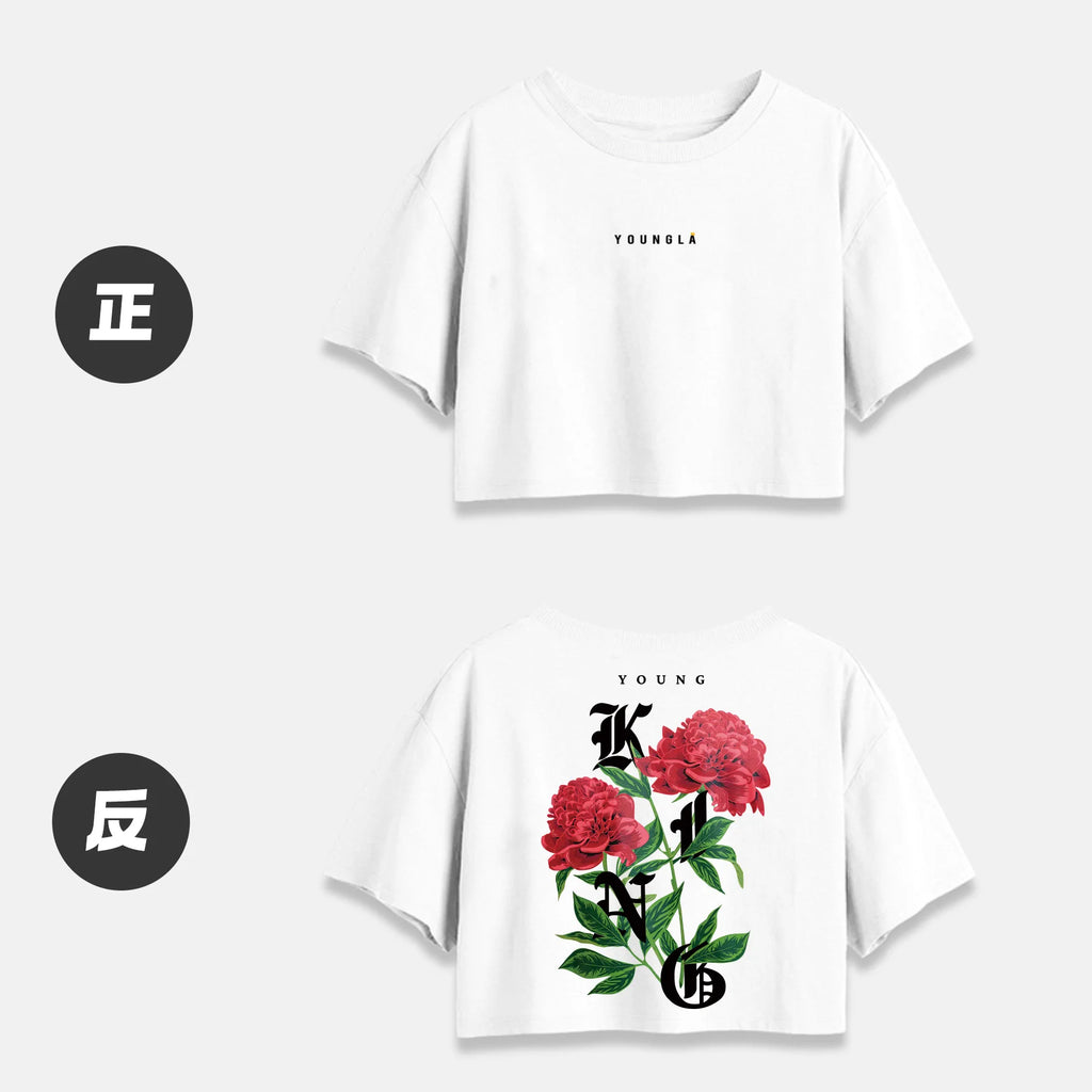 Summer new style Short Sleeve T Shirts Women Cotton T-shirt O Neck High Waist Crop Top Tee Female Casual Loose T Shirt women