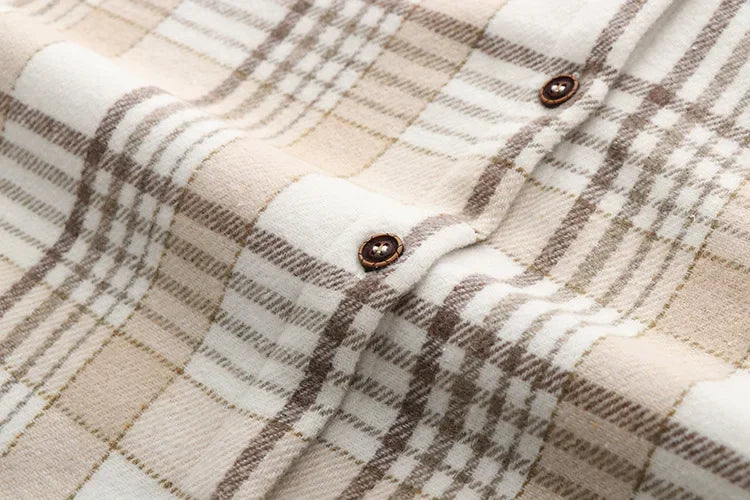 Fashion Thick Velvet Plaid Shirts Women Autumn Winter Keep Warm Blouses and Tops New Casual Slim Female Clothes Outwear REFW