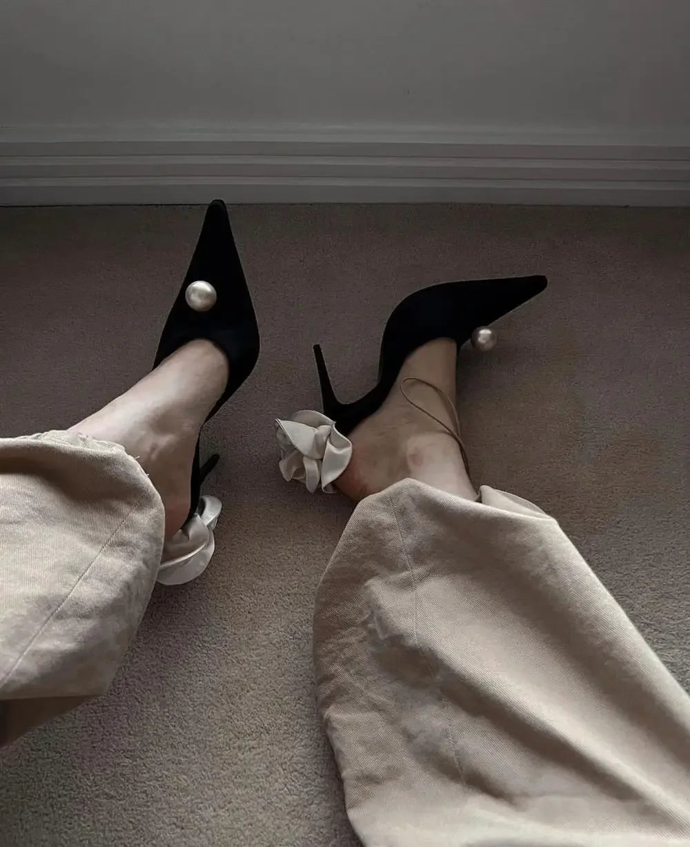 Summer Women Sexy High Heels Shoes Brand Sandals Fashion Pumps 2023 New Trend Party Dress Femme Zapatillas Slingback Slippers