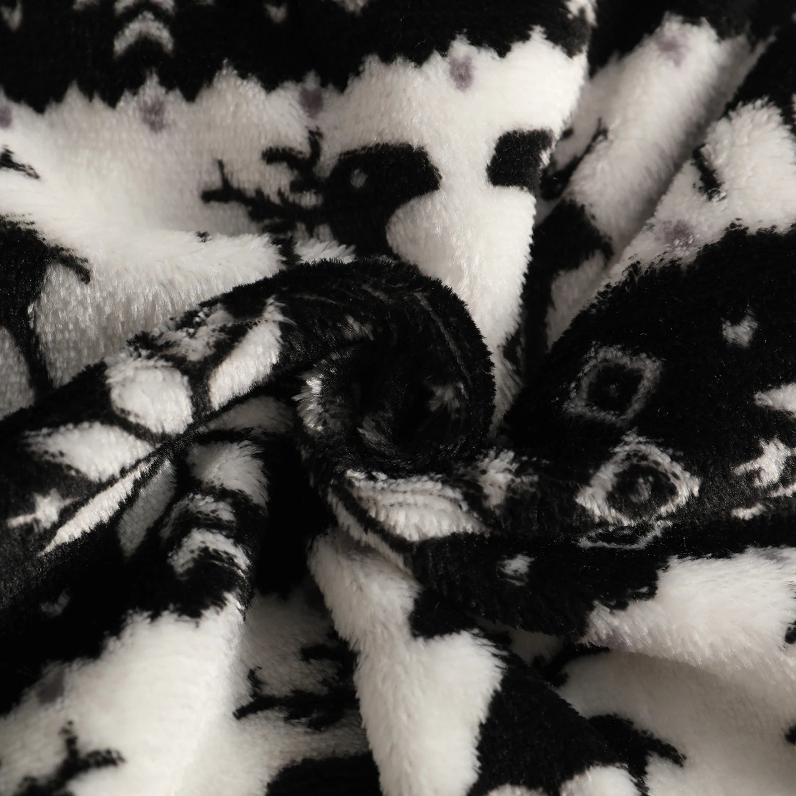 Women Christmas Printed Pajama Pants Winter Warm Soft Plush Sleep Pants Comfy Elastic Waist Home Clothes Bottoms with 2 Pockets