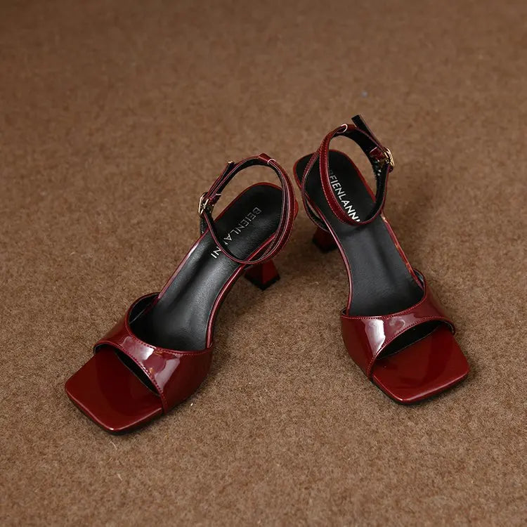 Summer 2025 New Brand Women's Shoes Women Design Sexy High Heels Elegant Shallow Mouth Bride Shoes Mujer Zapatos Luxury Shoes