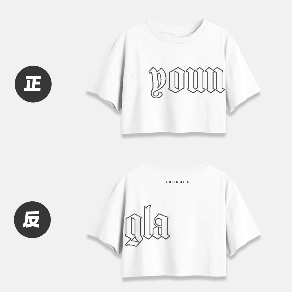 Summer new style Short Sleeve T Shirts Women Cotton T-shirt O Neck High Waist Crop Top Tee Female Casual Loose T Shirt women