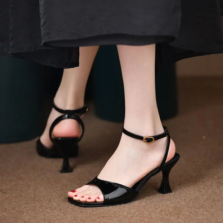 Summer 2025 New Brand Women's Shoes Women Design Sexy High Heels Elegant Shallow Mouth Bride Shoes Mujer Zapatos Luxury Shoes