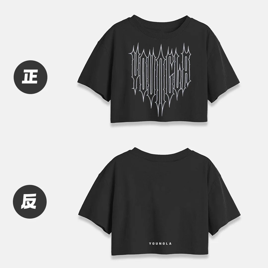 Summer new style Short Sleeve T Shirts Women Cotton T-shirt O Neck High Waist Crop Top Tee Female Casual Loose T Shirt women