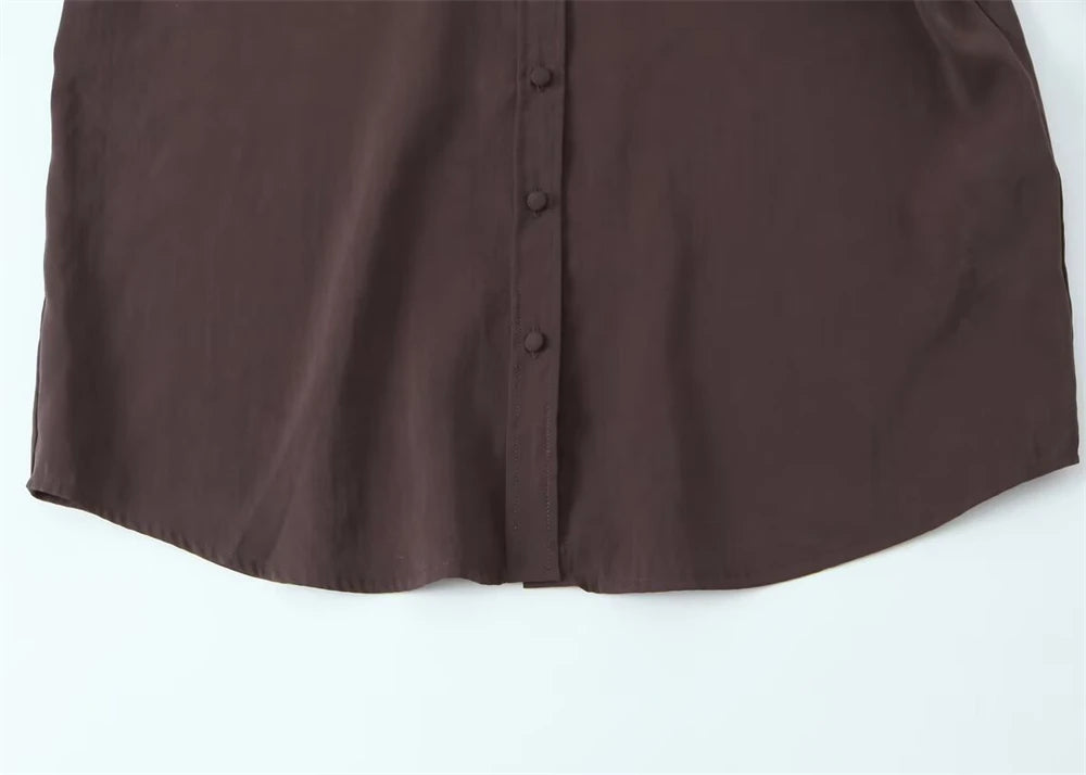 Women's Shirt 2025 New Fashion Autumn Winter Long Sleeve Soft Drape Shirt for Women Casual Chic Ladies Clothes