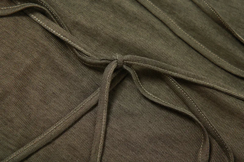 2023 Summer Fashion Trend Women's Clothing New Hooded Loose Hem Slit Personalized Dress Party Dress Club Clothing