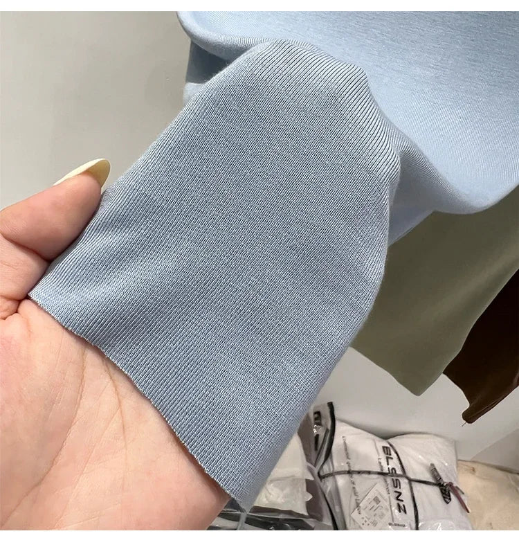 Women Summer Sexy Turtleneck Sleeveless T-Shirts Tops Solid Slim Fit Pullovers Causal Tees Shirts Female Streetwear Basics Tees