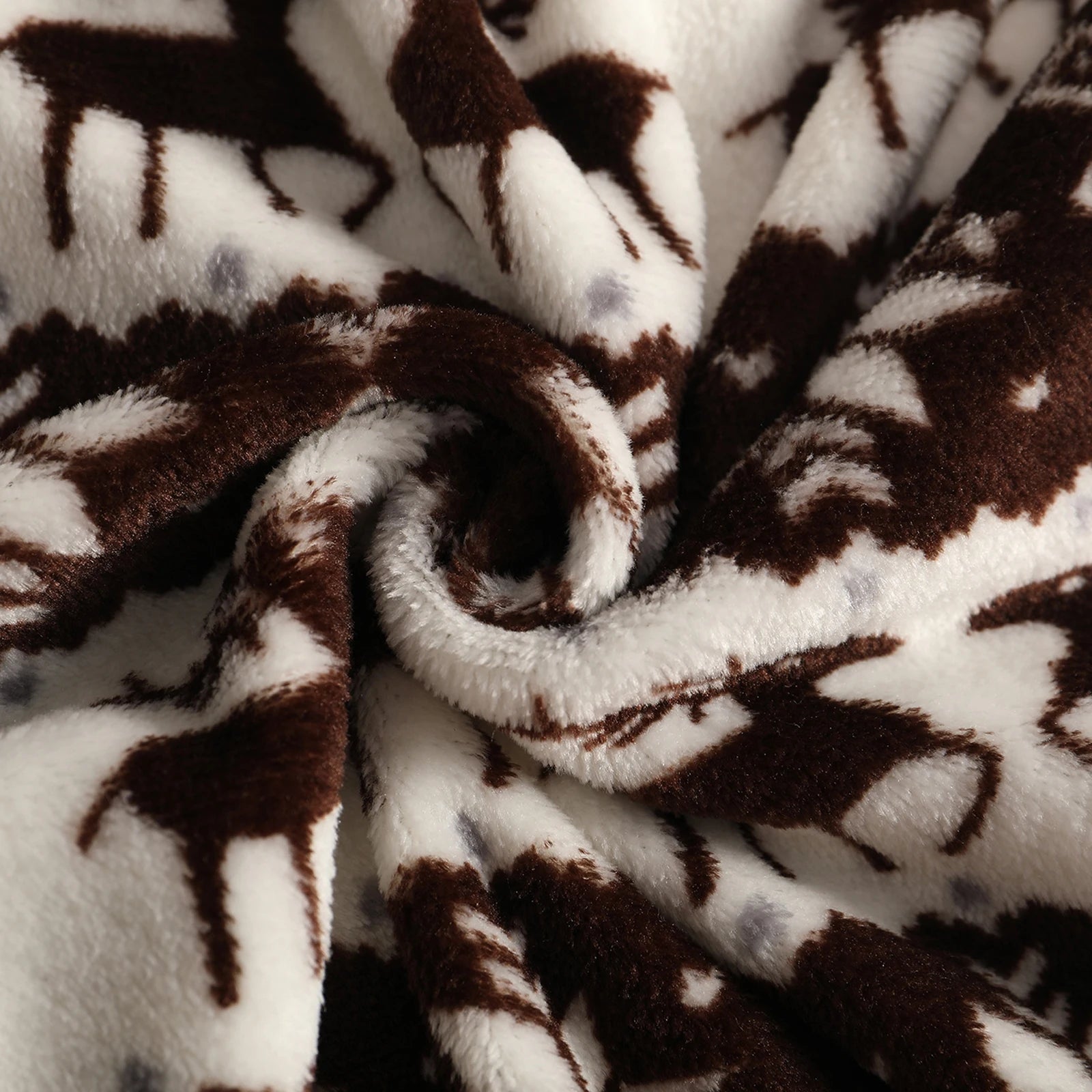 Women Christmas Printed Pajama Pants Winter Warm Soft Plush Sleep Pants Comfy Elastic Waist Home Clothes Bottoms with 2 Pockets