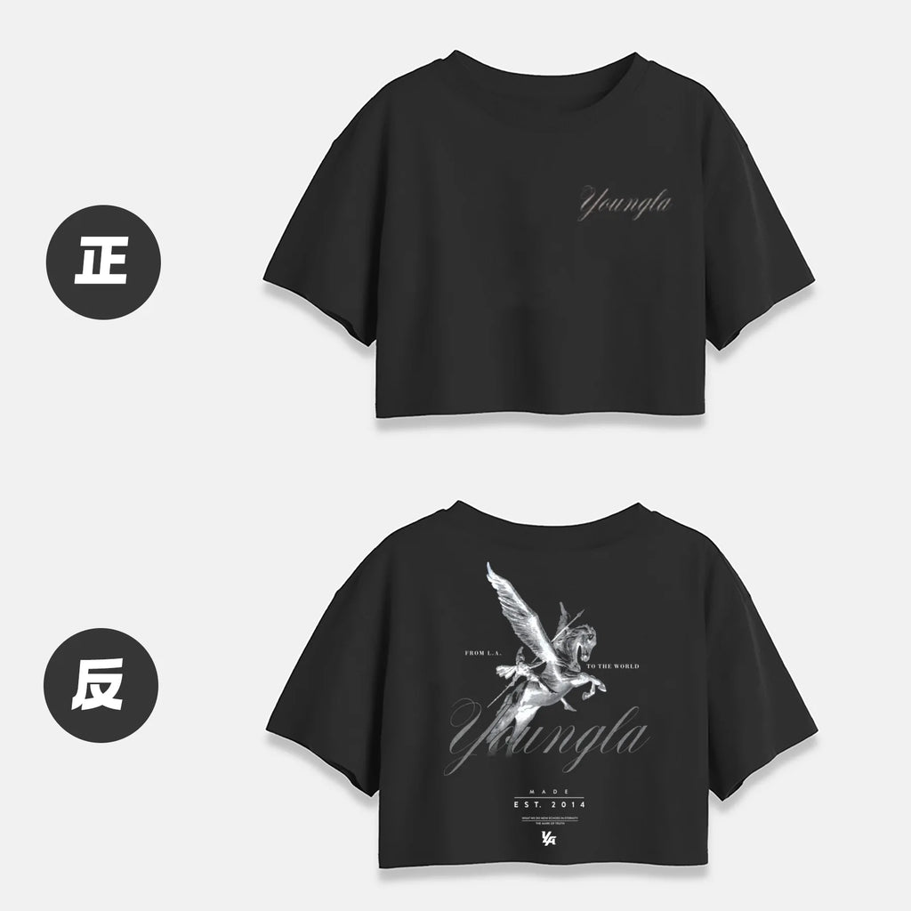 Summer new style Short Sleeve T Shirts Women Cotton T-shirt O Neck High Waist Crop Top Tee Female Casual Loose T Shirt women