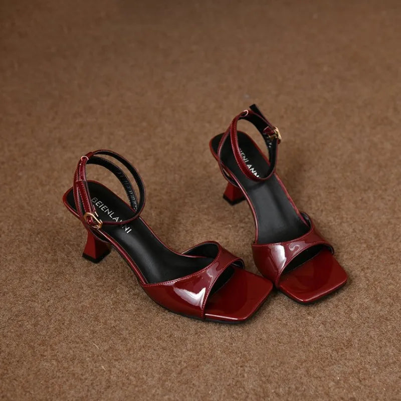 Summer 2025 New Brand Women's Shoes Women Design Sexy High Heels Elegant Shallow Mouth Bride Shoes Mujer Zapatos Luxury Shoes