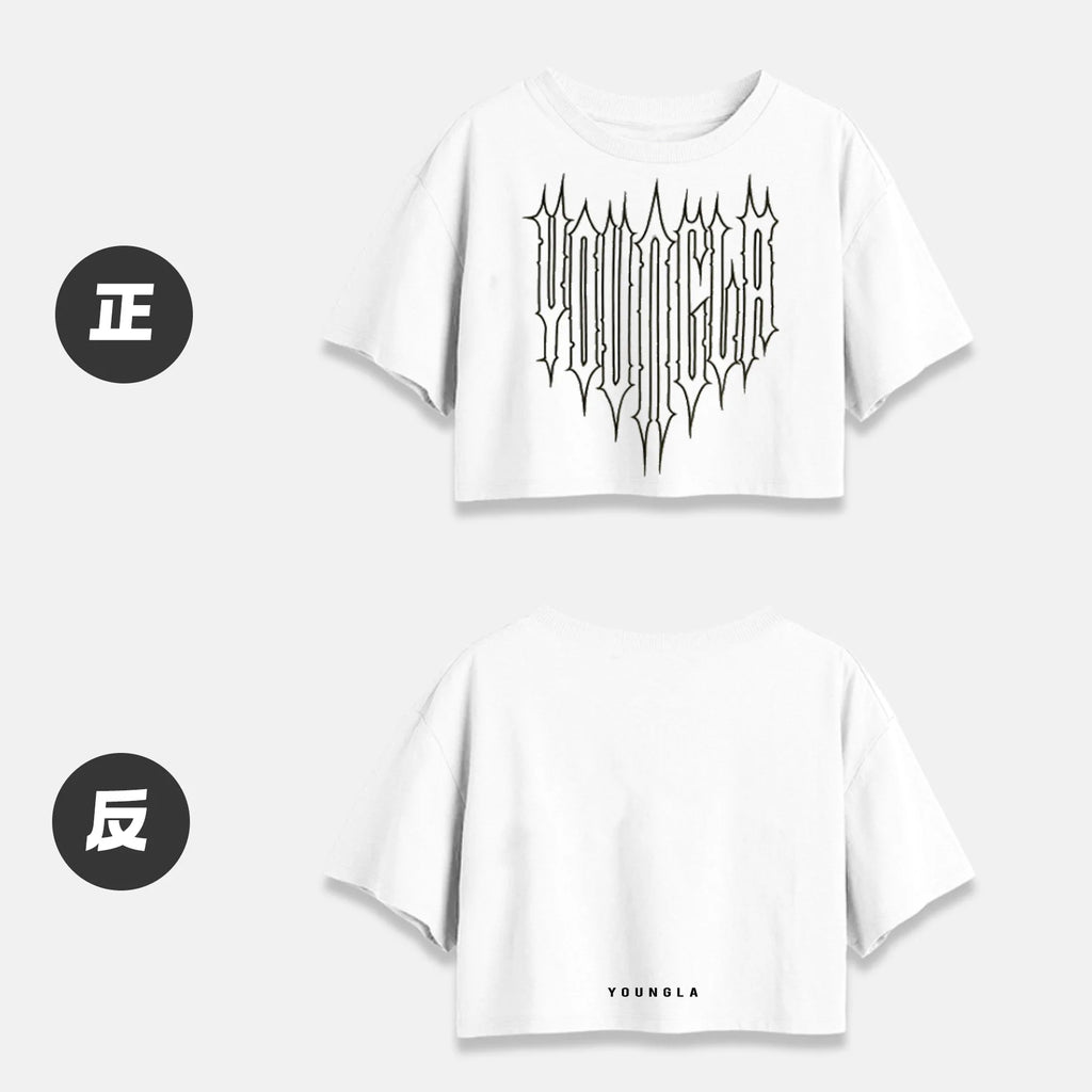 Summer new style Short Sleeve T Shirts Women Cotton T-shirt O Neck High Waist Crop Top Tee Female Casual Loose T Shirt women